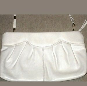 B.O.C. IVORY LEATHER HANDBAG